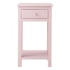 Table de chevet enfant avec tiroir en bois rose L 35 cm